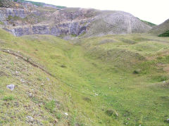 
Tyla East Quarry tramway, July 2010